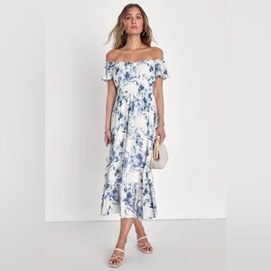 Floral Midi Dress from Lulu’s